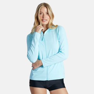 Women's SunFree Full Zip UPF Sunshirt