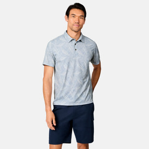 Men's SunFree UPF Printed Polo Shirt