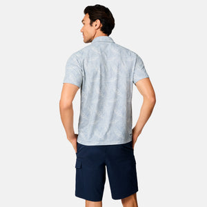 Men's SunFree UPF Printed Polo Shirt