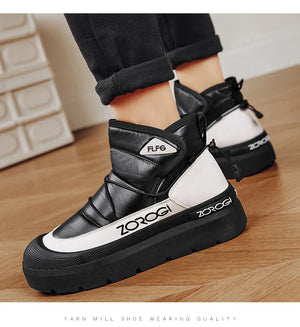 Mens Winter Ankle Boots – Warm Durable Outdoor Shoes