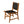 Sava Indoor Outdoor Armless Dining Side Chair in Black Webbing