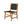 Sava Indoor Outdoor Armless Dining Side Chair in Black Webbing