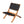 Sava Indoor-Outdoor Folding Chair in Black Webbing