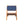 Sava Folding Outdoor Chair, Navy Blue