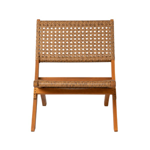 Sava Outdoor Folding Chair with All Weather Wicker Weave