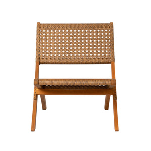 Sava Outdoor Folding Chair with All Weather Wicker Weave