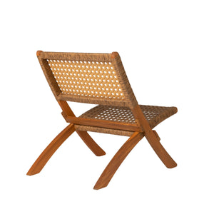 Sava Outdoor Folding Chair with All Weather Wicker Weave