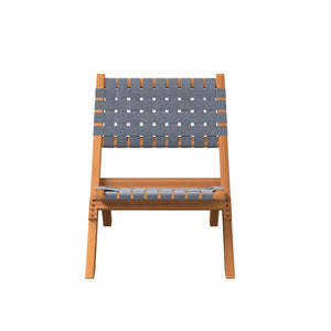 Sava Folding Outdoor Chair, Gray