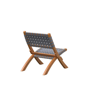 Sava Folding Outdoor Chair, Gray