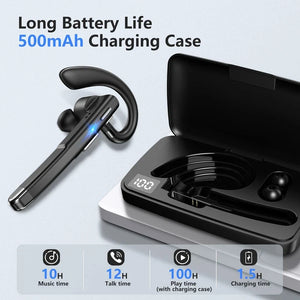 Wireless Headphones With Microphone Bluetooth Earphones ENC Noise Cancelling Hands-free Headset Busines Auriculares Driving