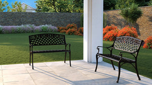 Scarlet Aluminum Patio Bench