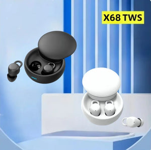 X68 TWS Wireless Headphones Earphone Bluetooth-compatible 5.3 Waterproof Headset with Mic for Xiaomi iPhone X68 Earbuds