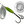 Casting Spinner - Metallic Chartreuse - TRAPSKI