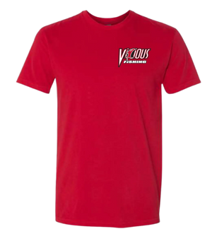 Vicious Classic "Get Vicious" Logo Tee - Premium Red