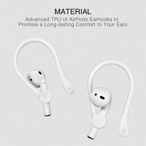 Anti-Lost Sport Silicone Earhooks Ear Holder Stand for Airpods 1 2  Bluetooth Earphone Earbuds Cover for Running Jogging Cycling