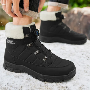 Mens Winter Snow Boots – Warm Durable Outdoor Shoes