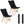Set of 2 Bamboo Dorm Chair with Storage Pocket for Camping and Fishing