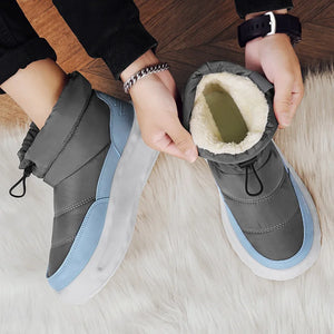 Mens Winter Velvet Ankle Boots – Warm Stylish Winter Shoes