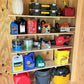 Deluxe Shed Kit, Garden Yard Tool Rack, Outdoor Storage, Garden Tool Storage, Shed Accessories, Yard Tool Rack - TRAPSKI, LLC