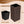 Sierra Square Wicker Planter 2-piece Set in Brown