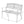 Simone Cast Aluminum Bench