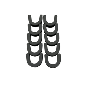 TRAPSKI Non-Skid Rubber Slot Inserts for Ski & Snowboard Racks – Gray 4-12 Packs