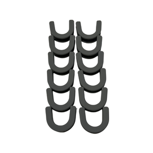 TRAPSKI Non-Skid Rubber Slot Inserts for Ski & Snowboard Racks – Gray 4-12 Packs - TRAPSKI