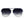 Smaller Cristina - Tangle Free - Faded Black Aviator Sunglasses Black