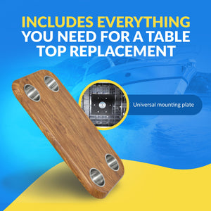 Boat Table Tops for Pontoons, Cabin Cruisers & Boats | Waterproof Replacement Table Top (6 colors):