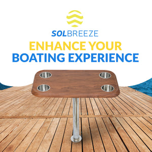 Boat Table Tops for Pontoons, Cabin Cruisers & Boats | Waterproof Replacement Table Top (6 colors):