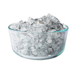 Crystal Clear Reflective Fire Glass