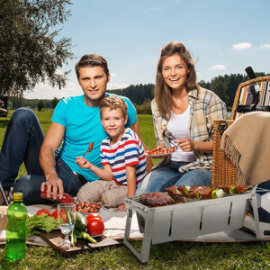 Stainless Steel Foldaway Charcoal Grill