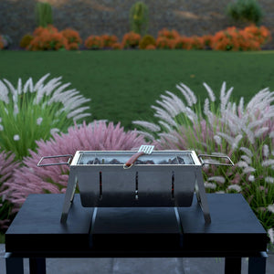 Stainless Steel Foldaway Charcoal Grill