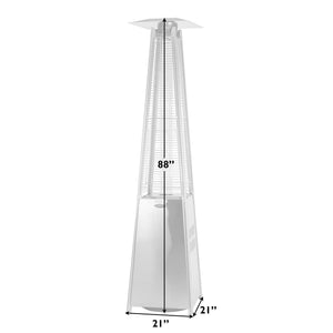 Stainless Steel Pyramid Flame Heater