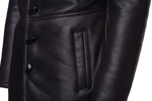 Real Shearling Trench Coat Inspired by Ryan Gosling’s Blade Runner 2049