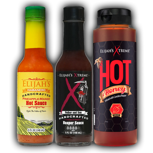 SWEET & HEAT TRIO HOT SAUCE VARIETY PACK