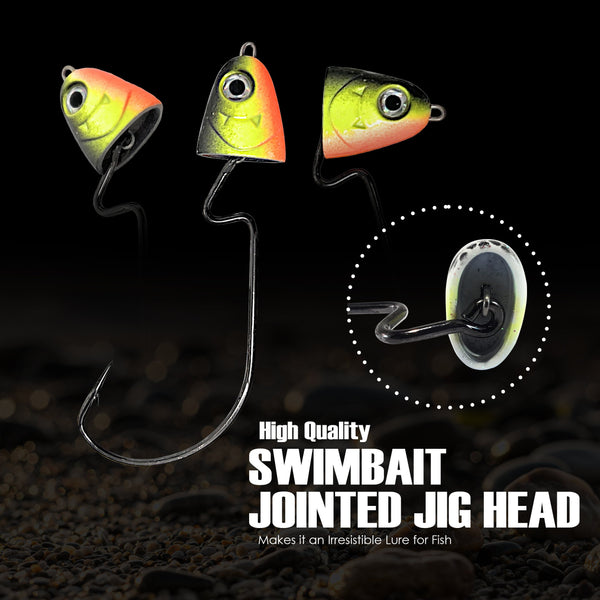 Reaction Tackle Tungsten Swing/ Swimbait Jig Heads