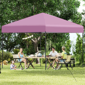 10 X 10 Feet Pop up Canopy Tent with Portable Carrying Bag and 8 Stakes