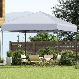 10 X 10 Feet Pop up Canopy Tent with Portable Carrying Bag and 8 Stakes