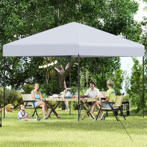 10 X 10 Feet Pop up Canopy Tent with Portable Carrying Bag and 8 Stakes