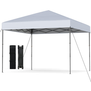 10 X 10 Feet Pop up Canopy Tent with Portable Carrying Bag and 8 Stakes