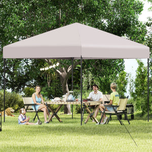 10 X 10 Feet Pop up Canopy Tent with Portable Carrying Bag and 8 Stakes