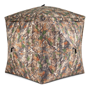 270° See Through Hunting Blind Tent with Silent Magnetic Door