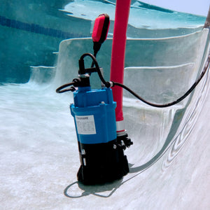 Tomahawk 1/2 HP Submersible Trash Pump, 66 GPM / 3960 GPH, 400W 2" Discharge for Dewatering Flooded Basements, Pools, Irrigation - TRAPSKI