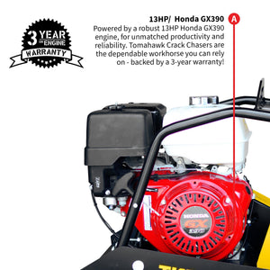 8" Crack Chaser Concrete Repair Saw with 13 HP Honda GX390 Engine