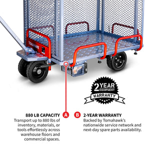 Powered Stock Picker 400kg Capacity for Warehouses, Shops & Material Handling