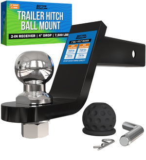Trailer Hitch Ball Mount 2"