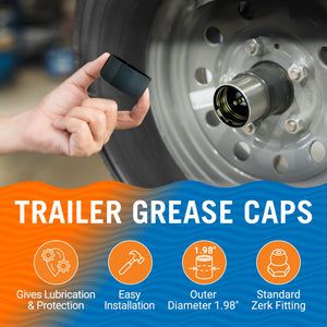 Boat Trailer Hub Grease Caps