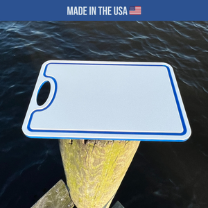 Made in the USA | Premium Cutting Board | Textured 1/2 inch HDPE UV Protected | Non-Skid or Mark Rubber Feet | Great for Boats & any Counter-top