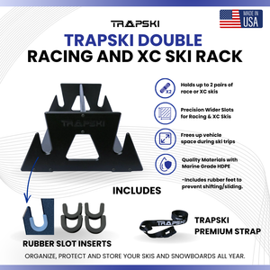 TRAPSKI DOUBLE Wide Stance Snowboard Rack - TRAPSKI